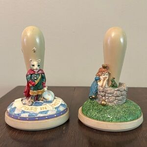 Puss in Boots/The Frog Prince Fairy Tale Brown Bag Cookie Stamps 1997